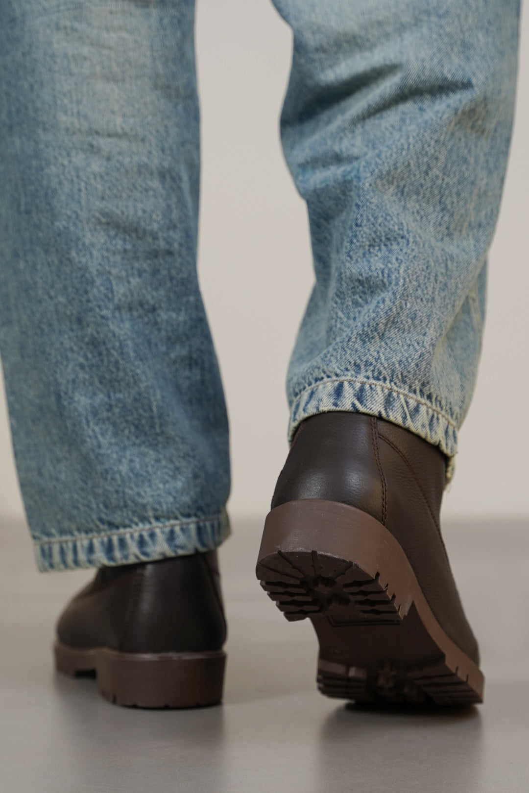 BROWN TITAN LEATHER BOOT