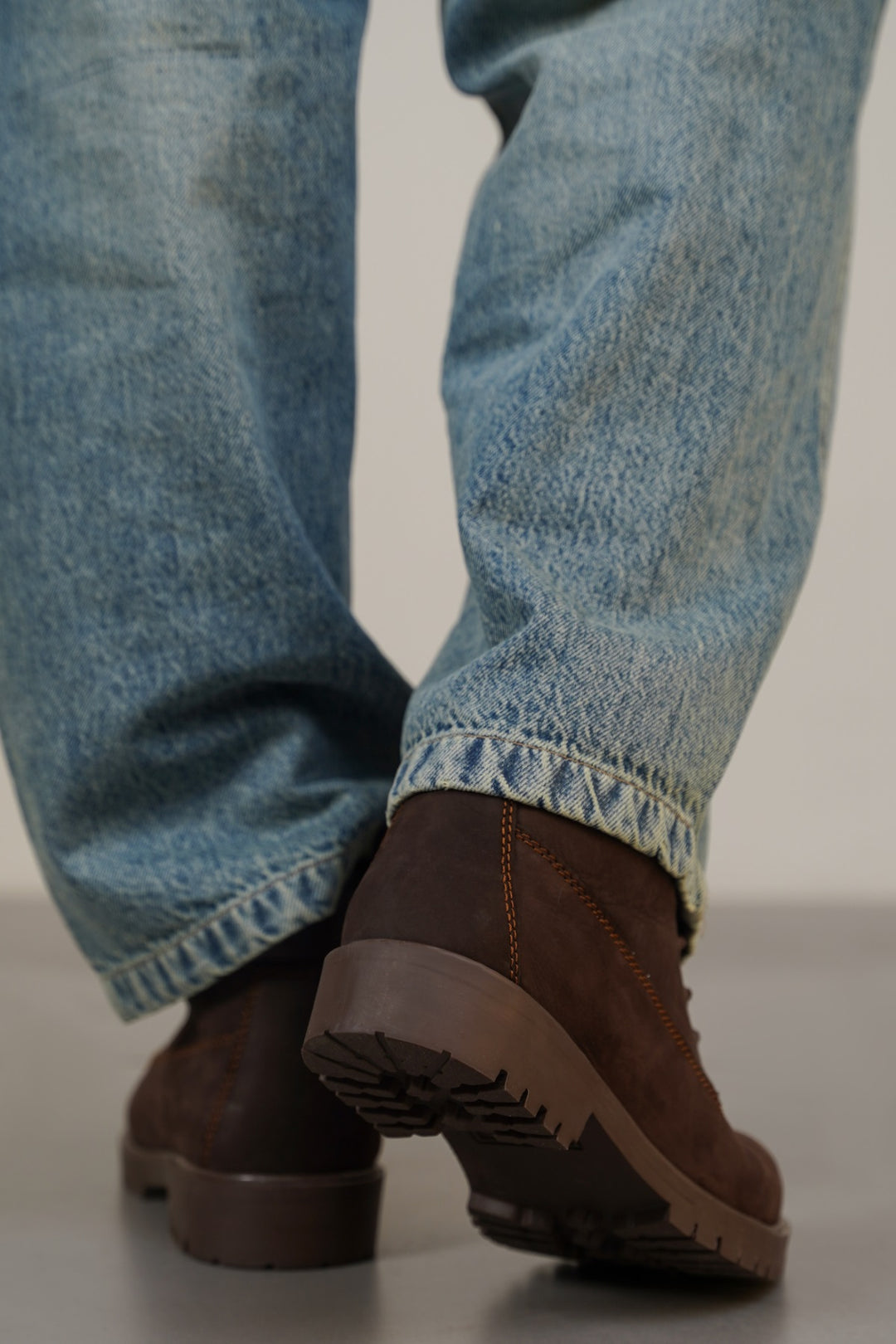 DARK BROWN TITAN LEATHER BOOT