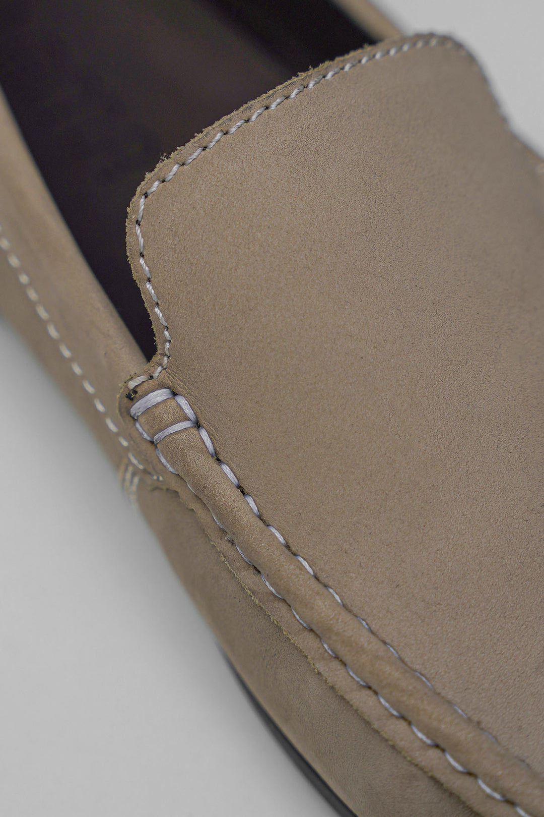 SAND COMFORT REAL LEATHER MOCCASIN