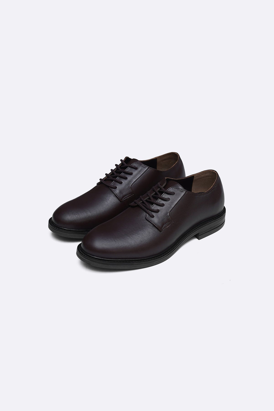 DARK BROWN CLASSIC LEATHER DERBI SHOES