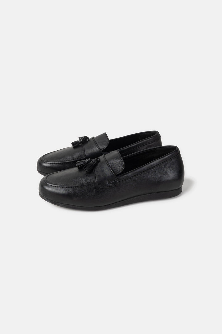 TASSEL LEATHER LOAFERS