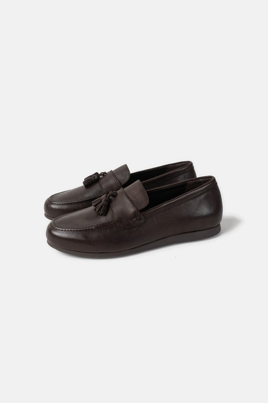 TASSEL LEATHER LOAFERS