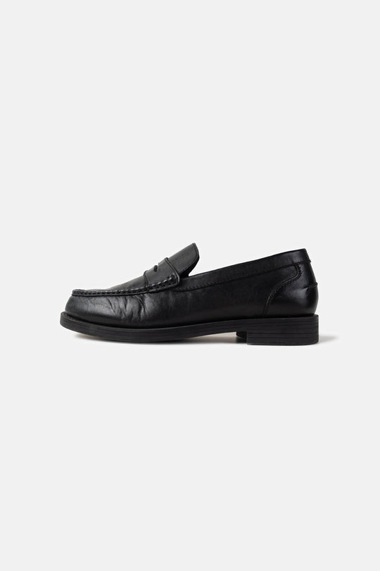 LEATHER PENNY LOAFERS