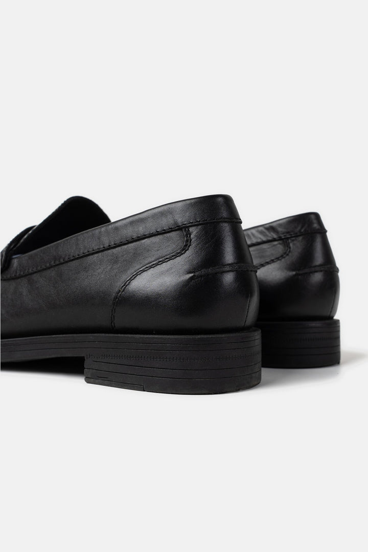 LEATHER PENNY LOAFERS