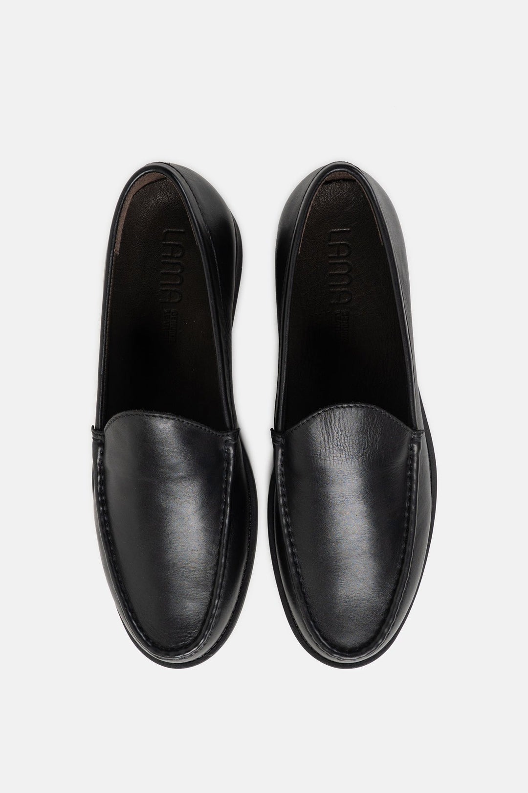 LEATHER SLIP-ON LOAFERS