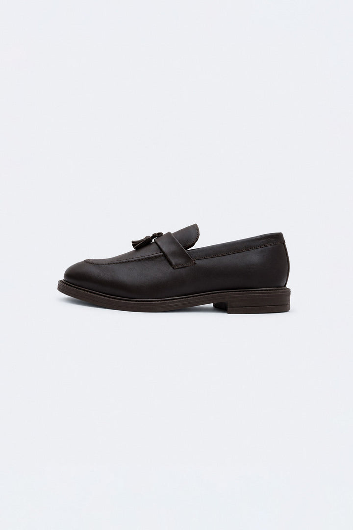 LEATHER TASSEL LOAFER