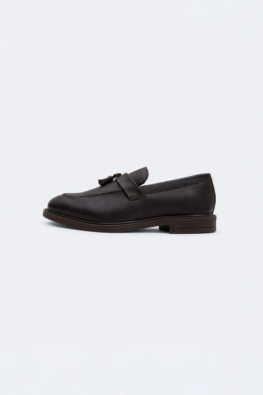 LEATHER TASSEL LOAFER