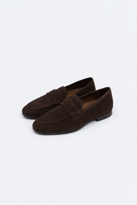LEATHER PENNY LOAFERS