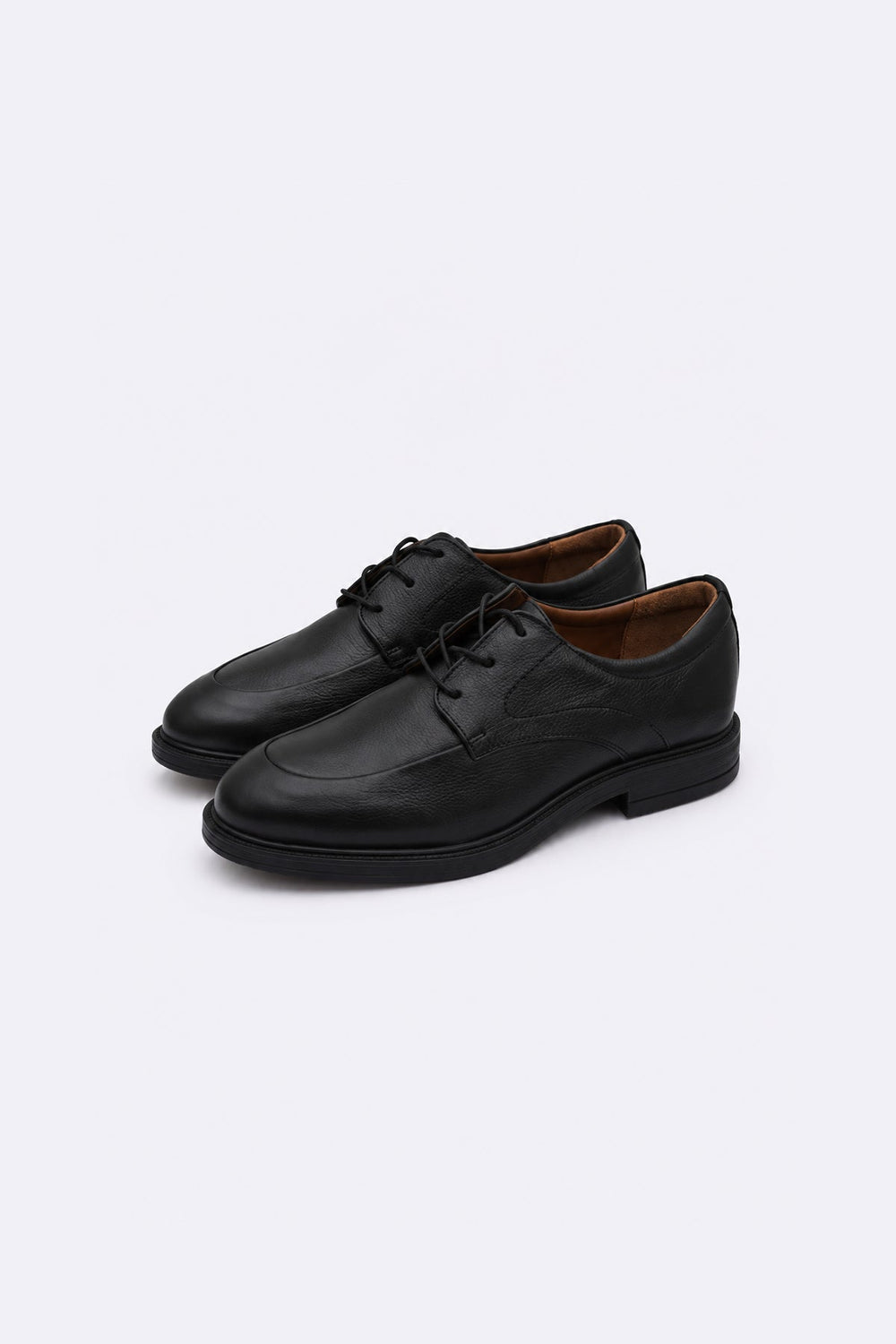 BLACK FORMAL LEATHER LACE-UP
