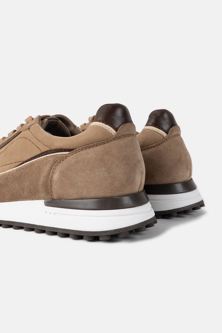 RETRO LEATHER SNEAKERS