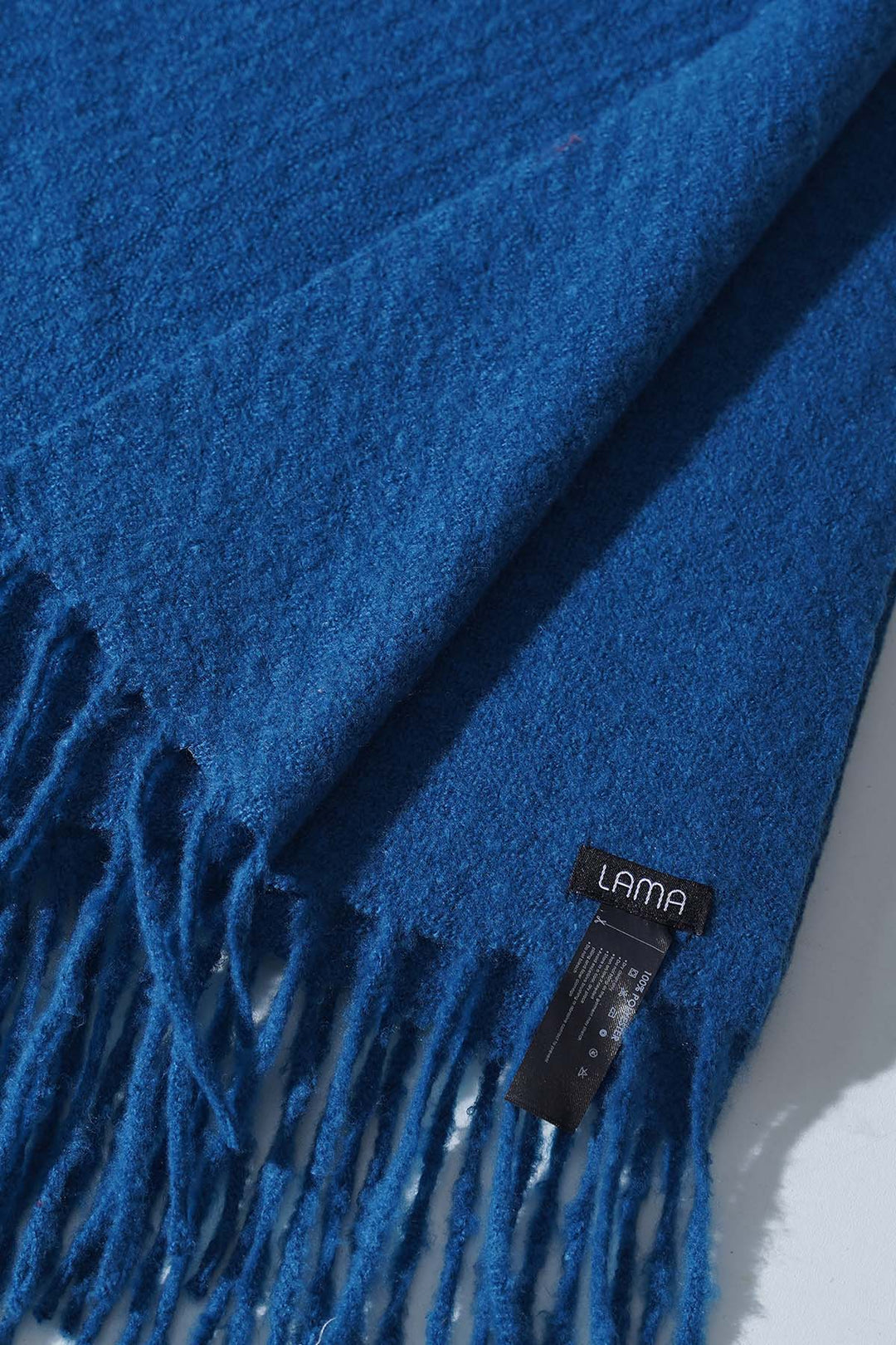BLUE COZY WEAVE SCARF