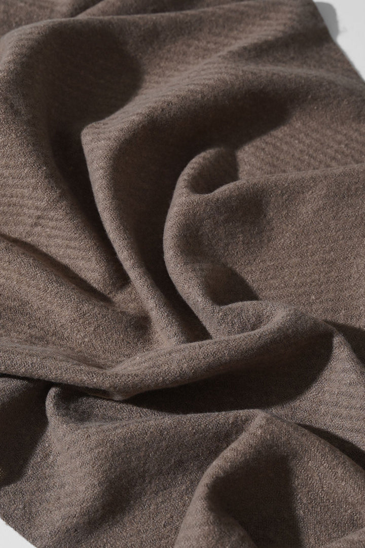 TAUPE COZY WEAVE SCARF