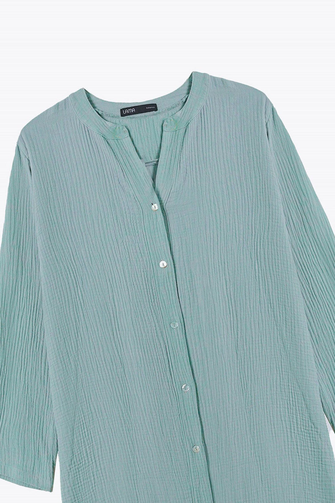 SEA GREEN LONG MUSLIN TUNIC