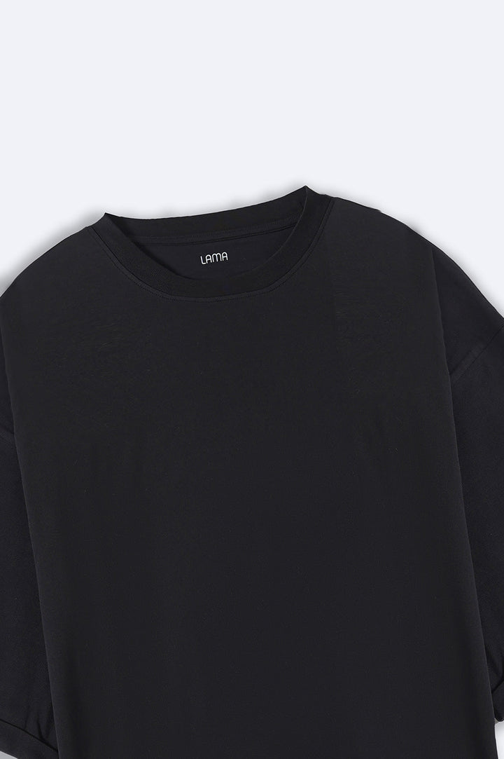 BLACK CURVE DROP T-SHIRT