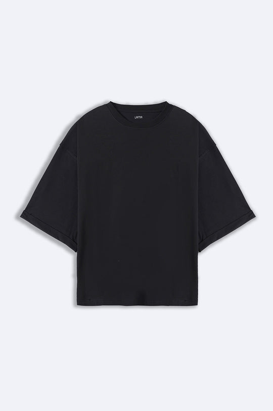 BLACK CURVE DROP T-SHIRT