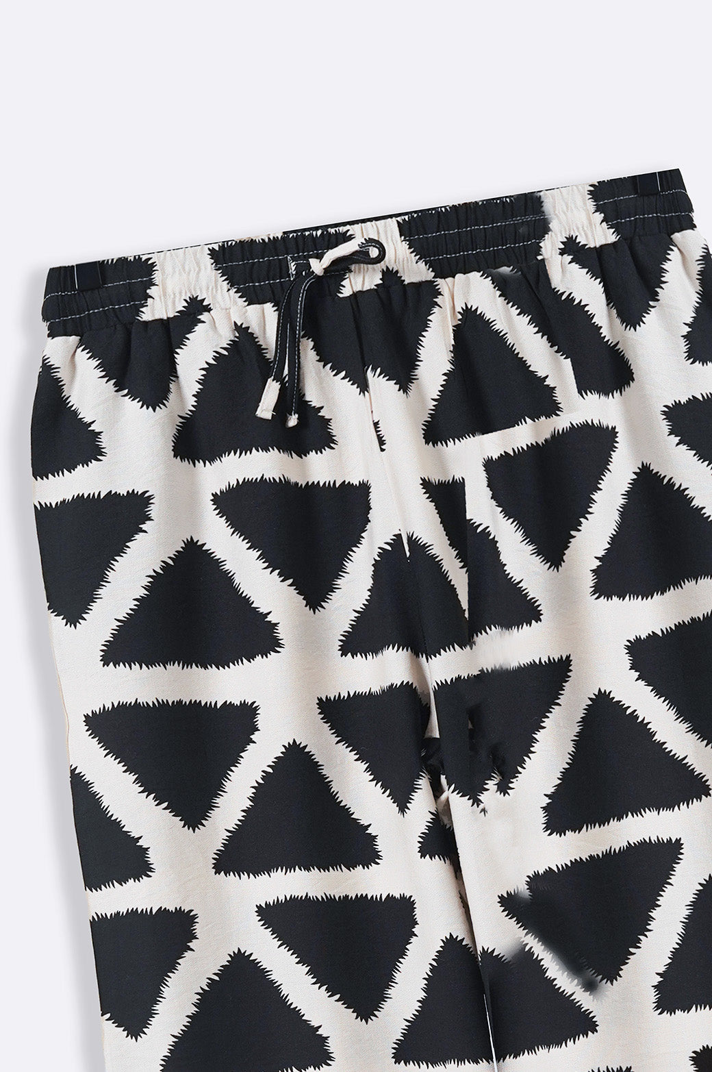 BLACK TRIPTYCH WIDE PANTS