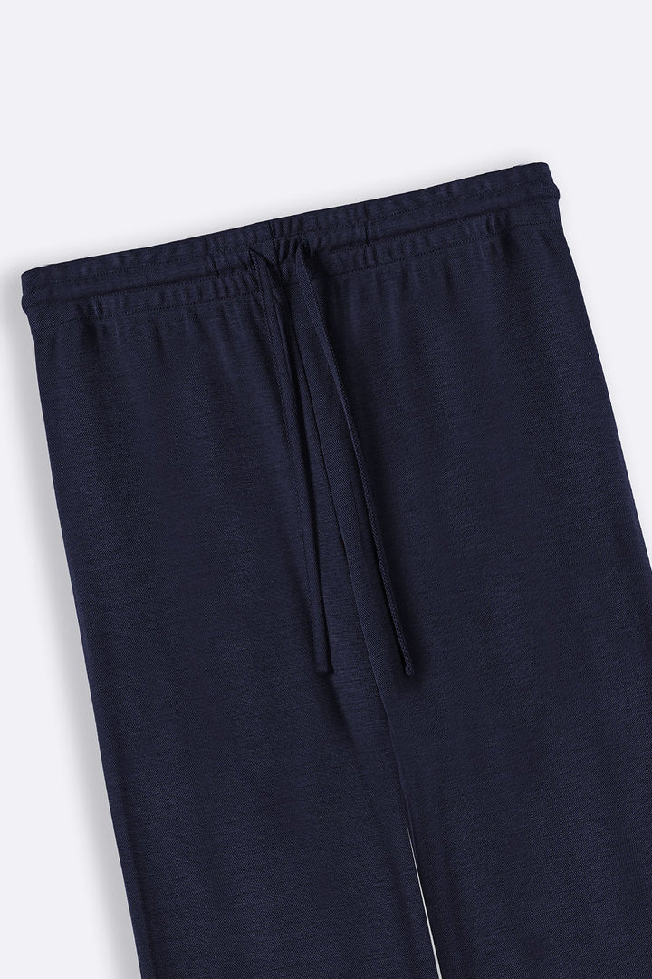 NAVY IN A CLOUD TROUSERS