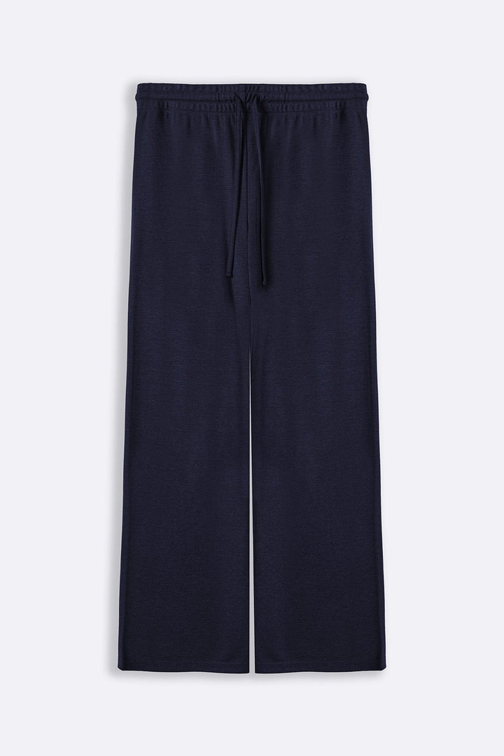 NAVY IN A CLOUD TROUSERS