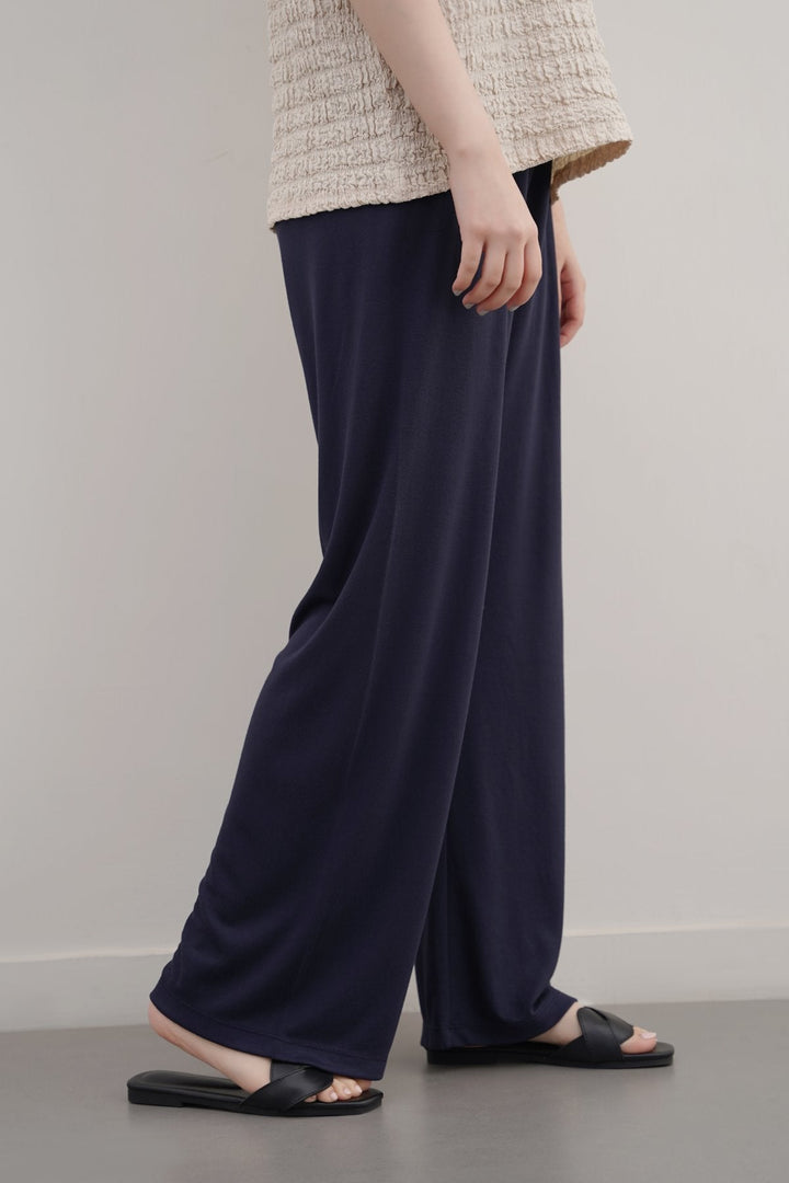 NAVY IN A CLOUD TROUSERS