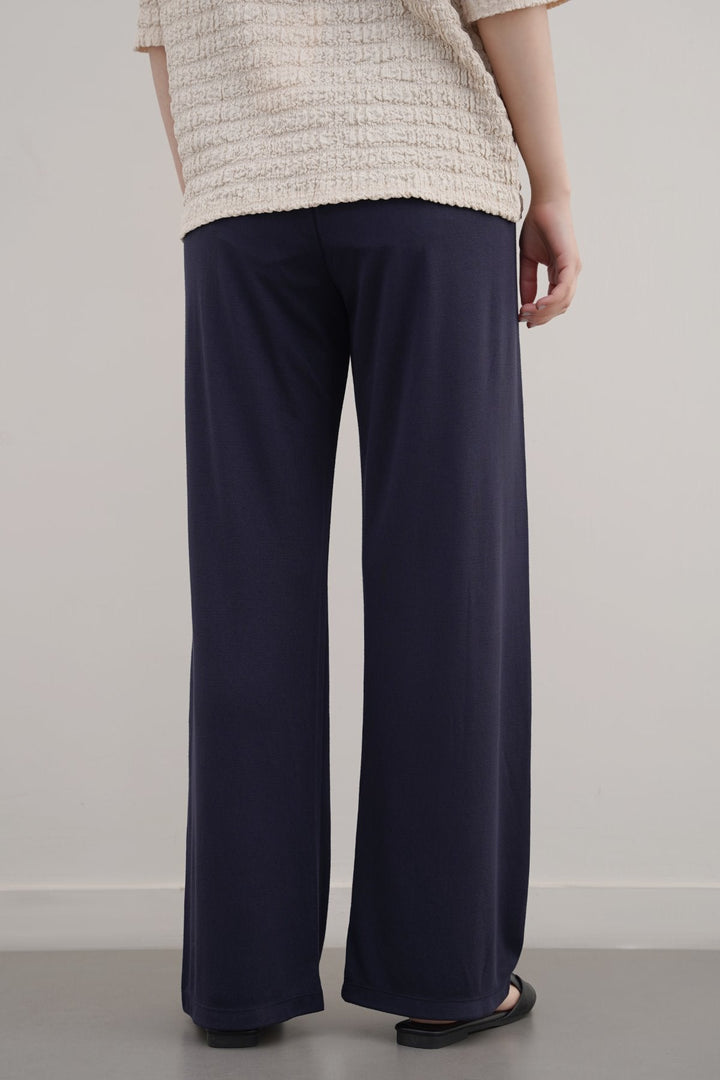 NAVY IN A CLOUD TROUSERS