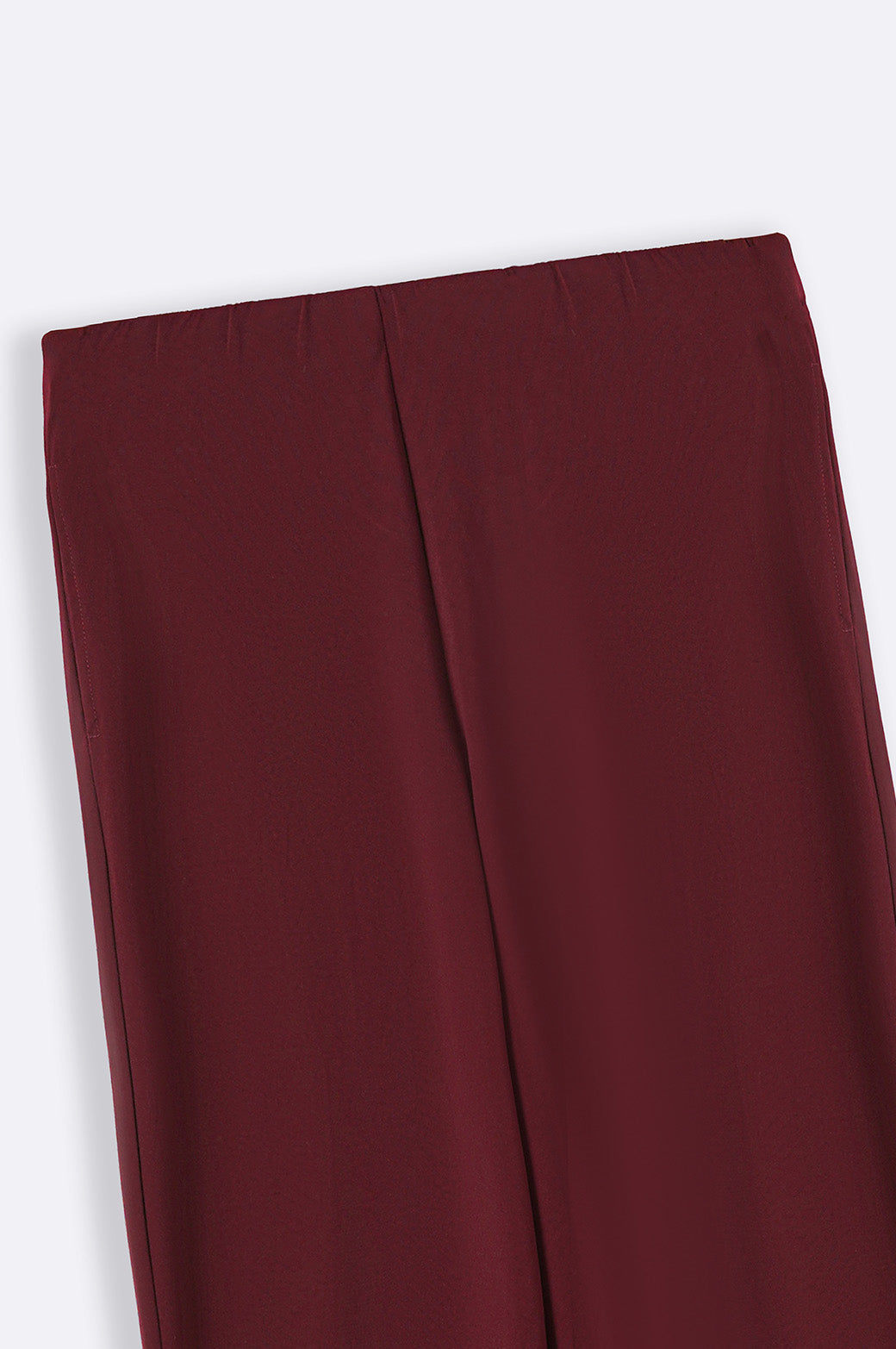 BURGUNDY OFF-DUTY STRAIGHT PANTS