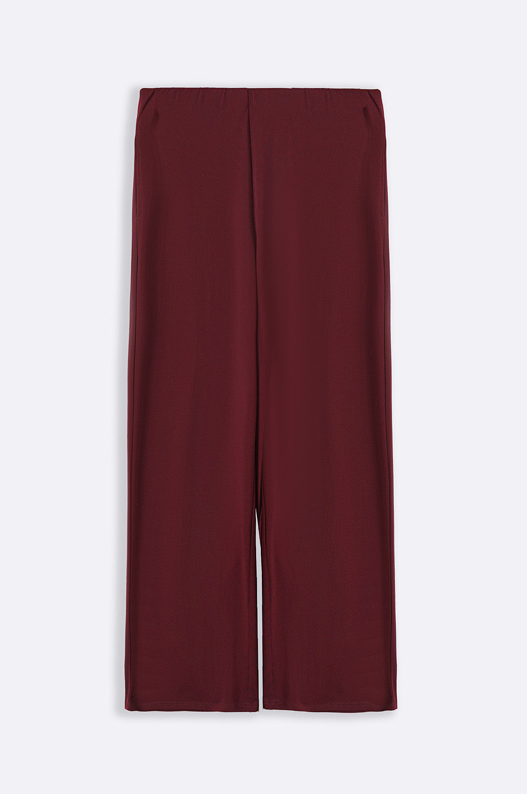 BURGUNDY OFF-DUTY STRAIGHT PANTS