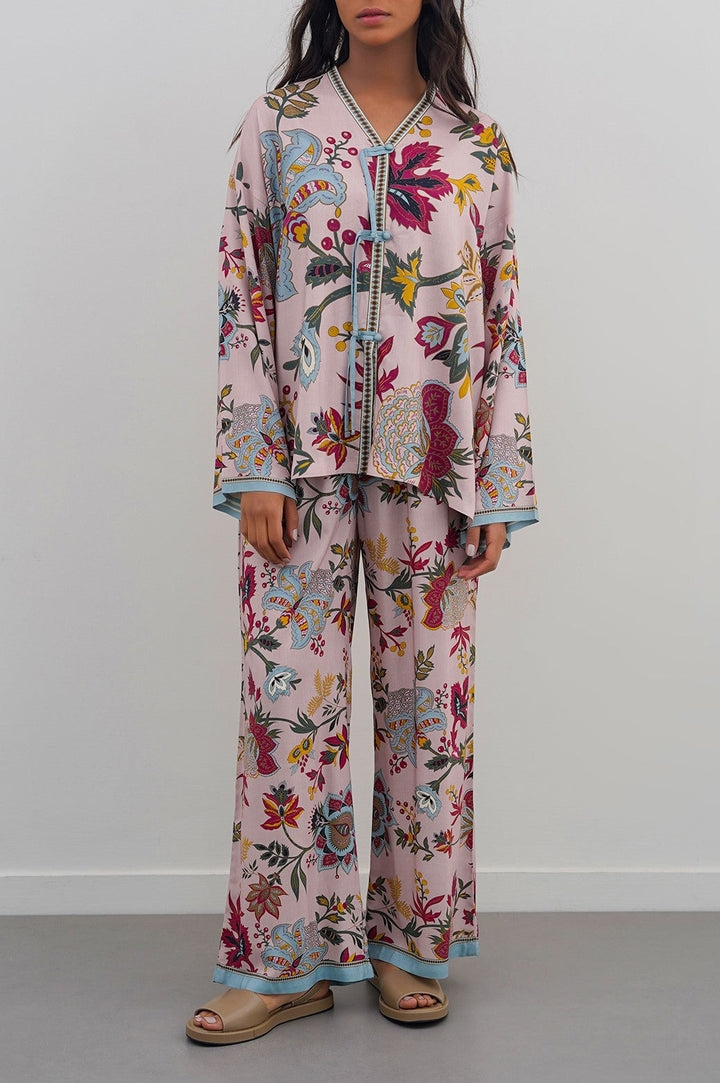 PINK BOW BLOOM PANTS