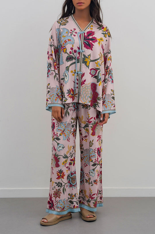 PINK BOW BLOOM PANTS