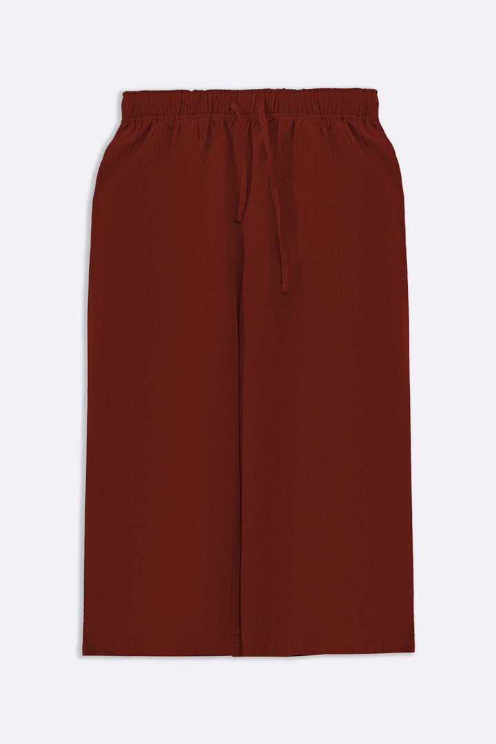 RUST ESSENTIAL COTTON CULOTTES