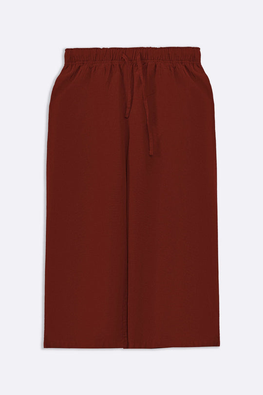 RUST ESSENTIAL COTTON CULOTTES