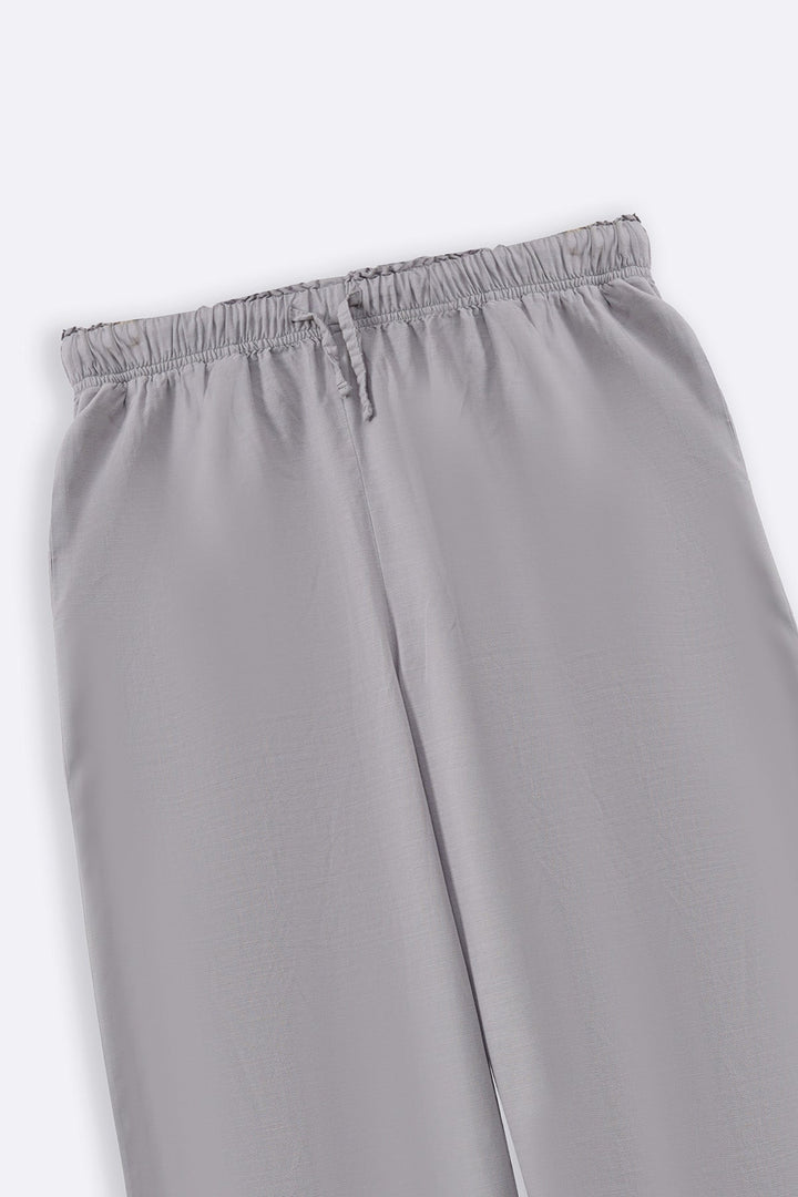 GREY ESSENTIAL COTTON CULOTTES