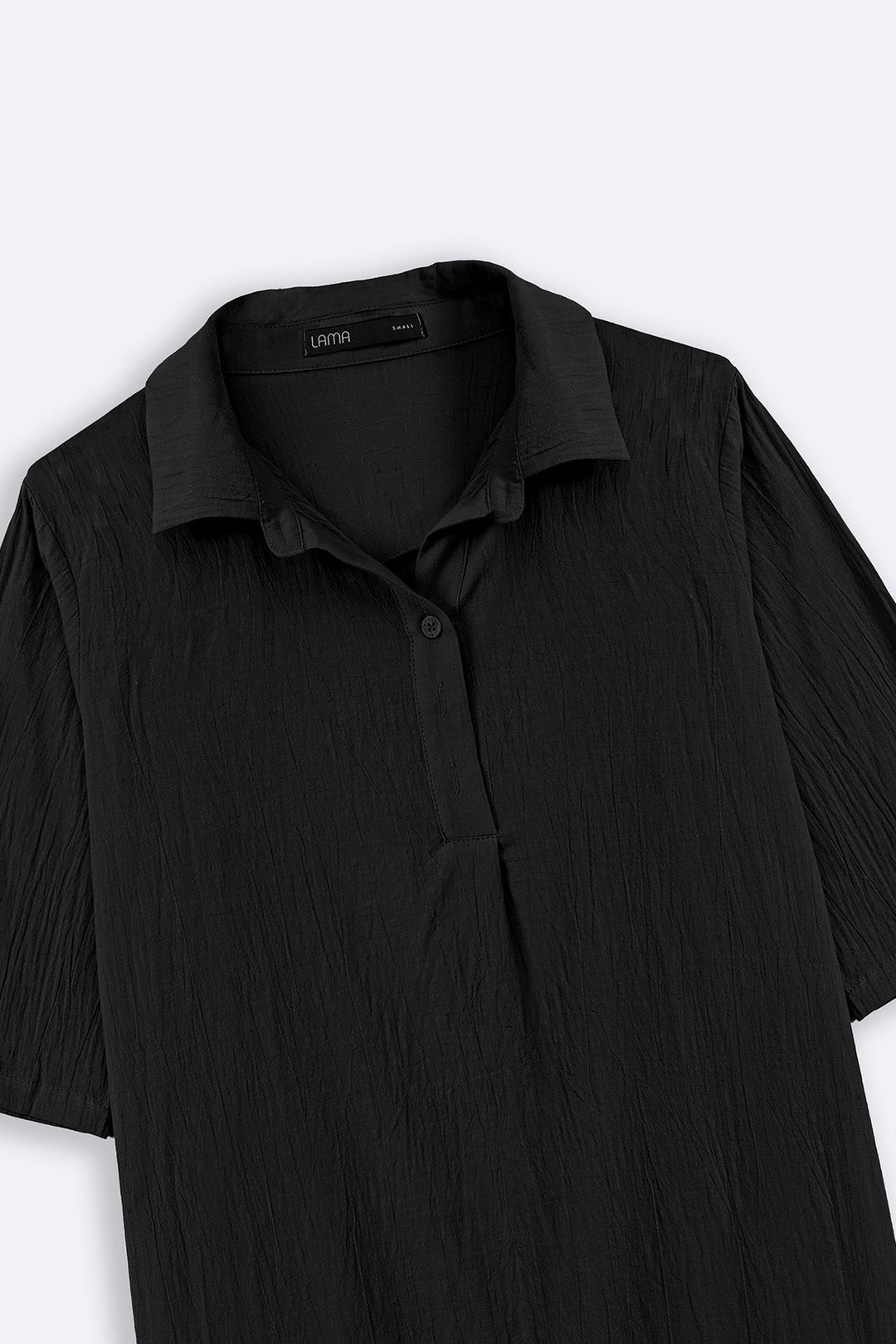 BLACK FEATHER COTTON KURTA-TUNIC