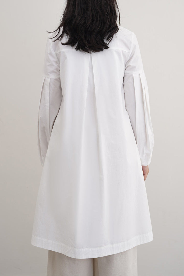 WHITE MINIMALIST TUNIC DRESS