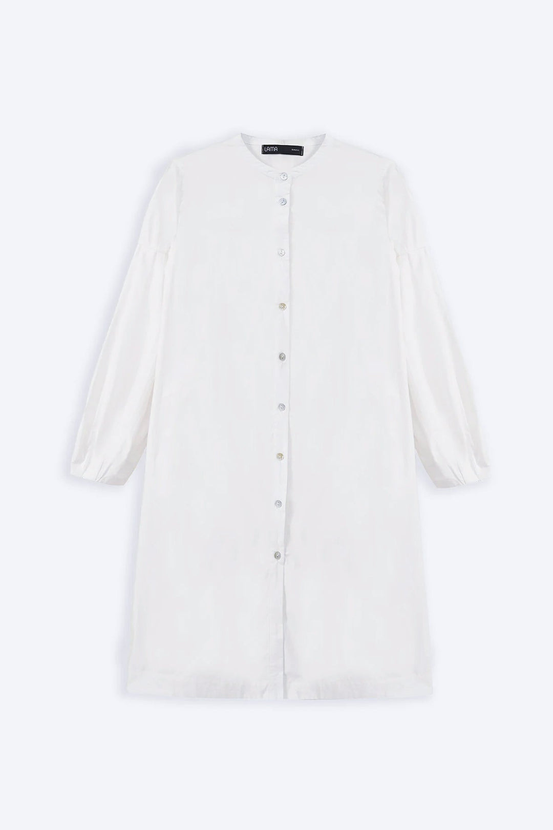 WHITE MINIMALIST TUNIC DRESS
