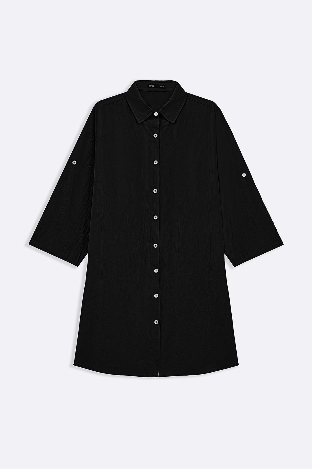 BLACK ORGANIC COTTON TUNIC