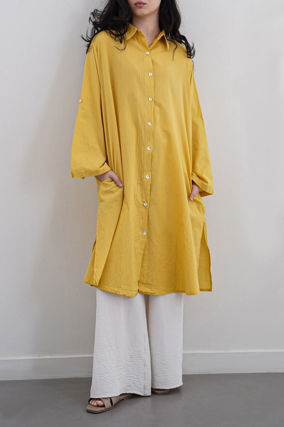 CYBER LIME ORGANIC COTTON TUNIC