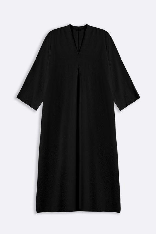 BLACK THE LONG BLACK DRESS