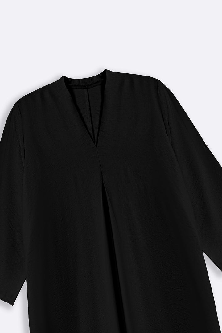 BLACK THE LONG BLACK DRESS