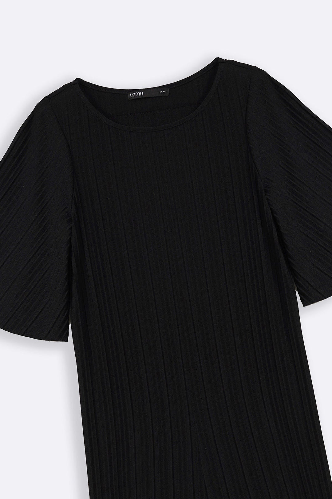 BLACK CONTOUR MAXI DRESS