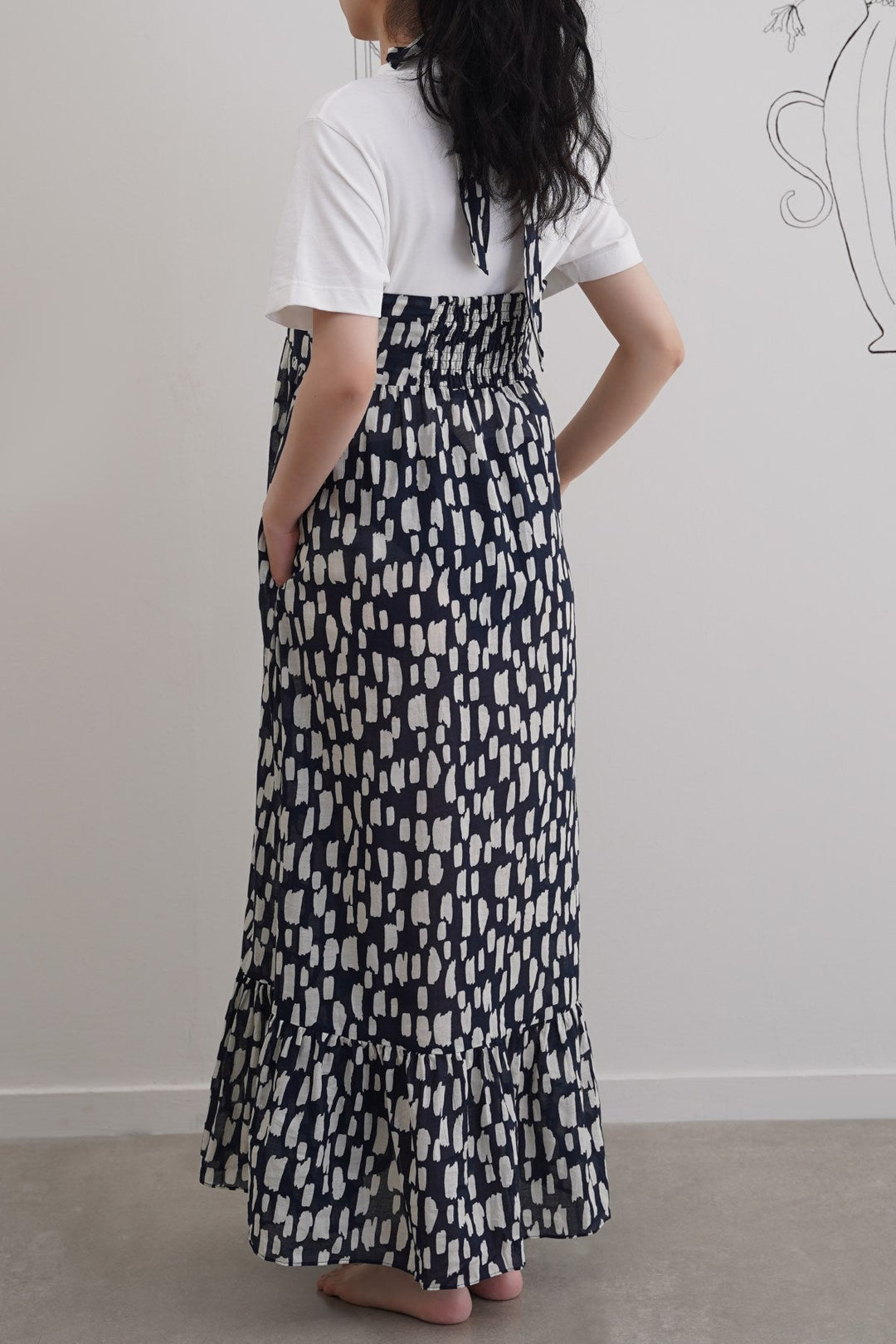 COTTON HALTER DRESS