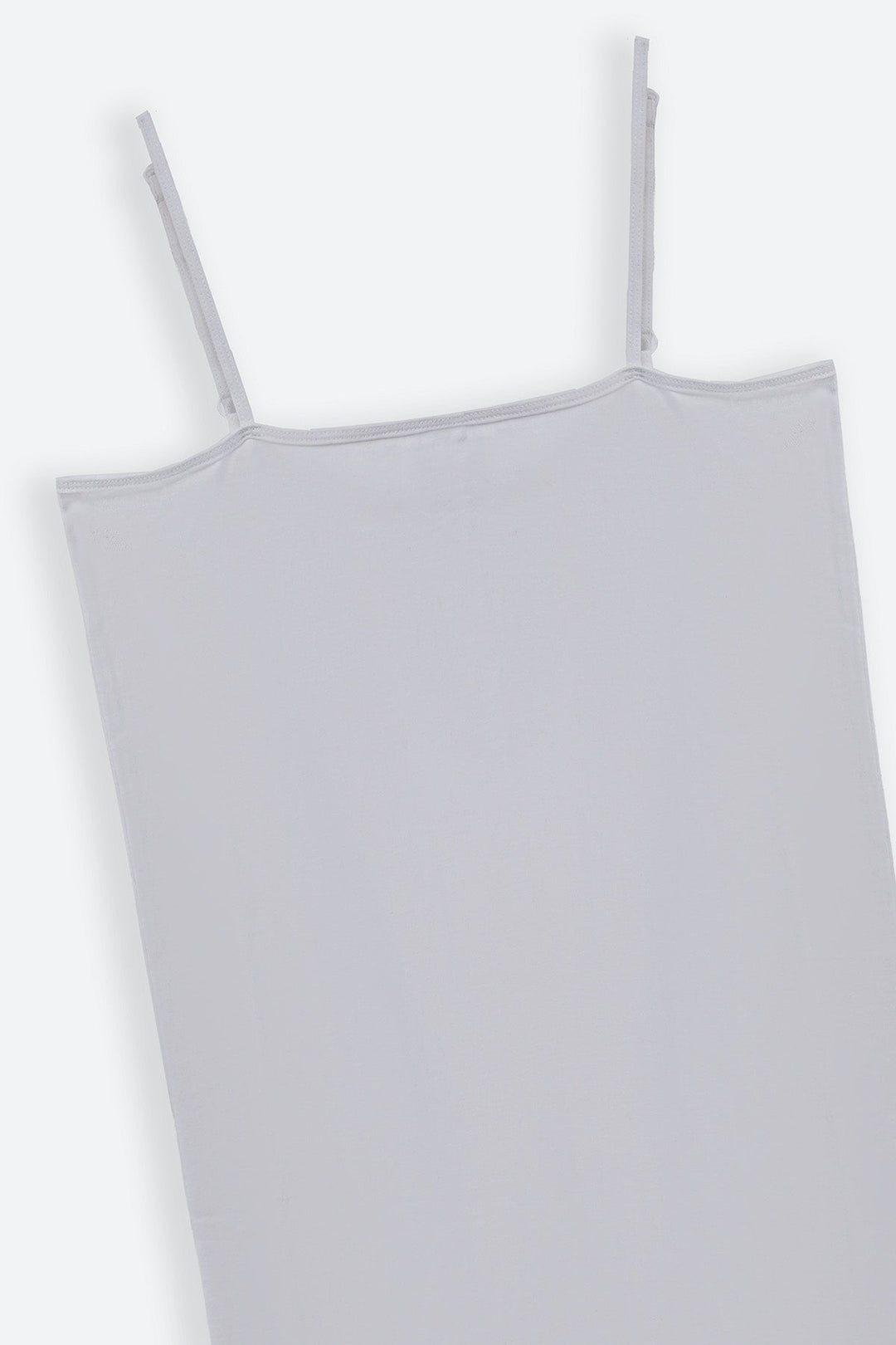 WHITE ESSENTIAL LONG CAMISOLE