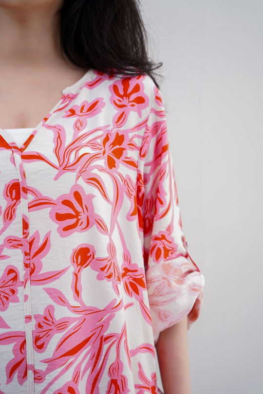 PINK JUST PEACH TUNIC