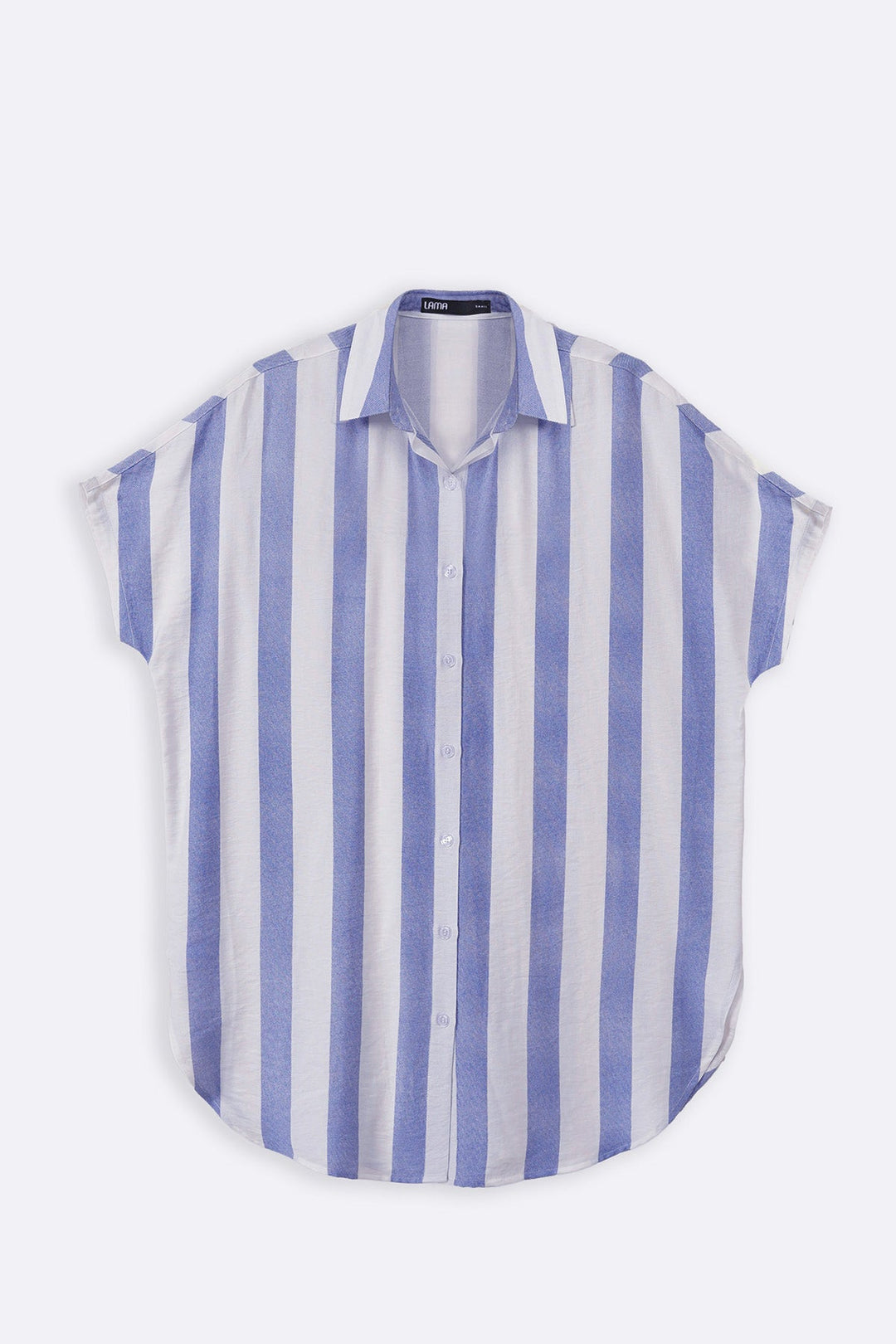 BLUE STRIPED HOLIDAY TUNIC