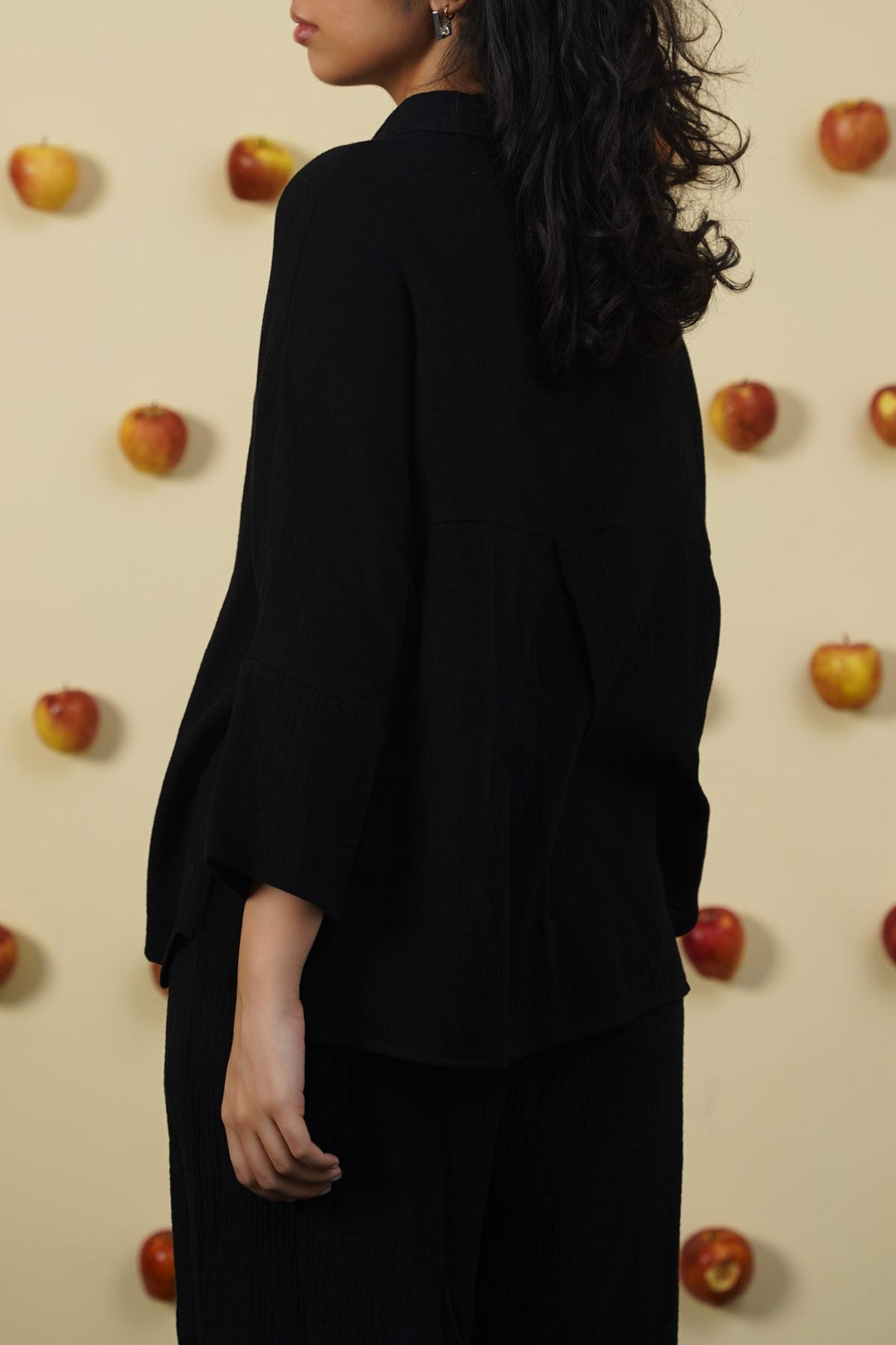 BLACK EVERYDAY MUSLIN SHIRT