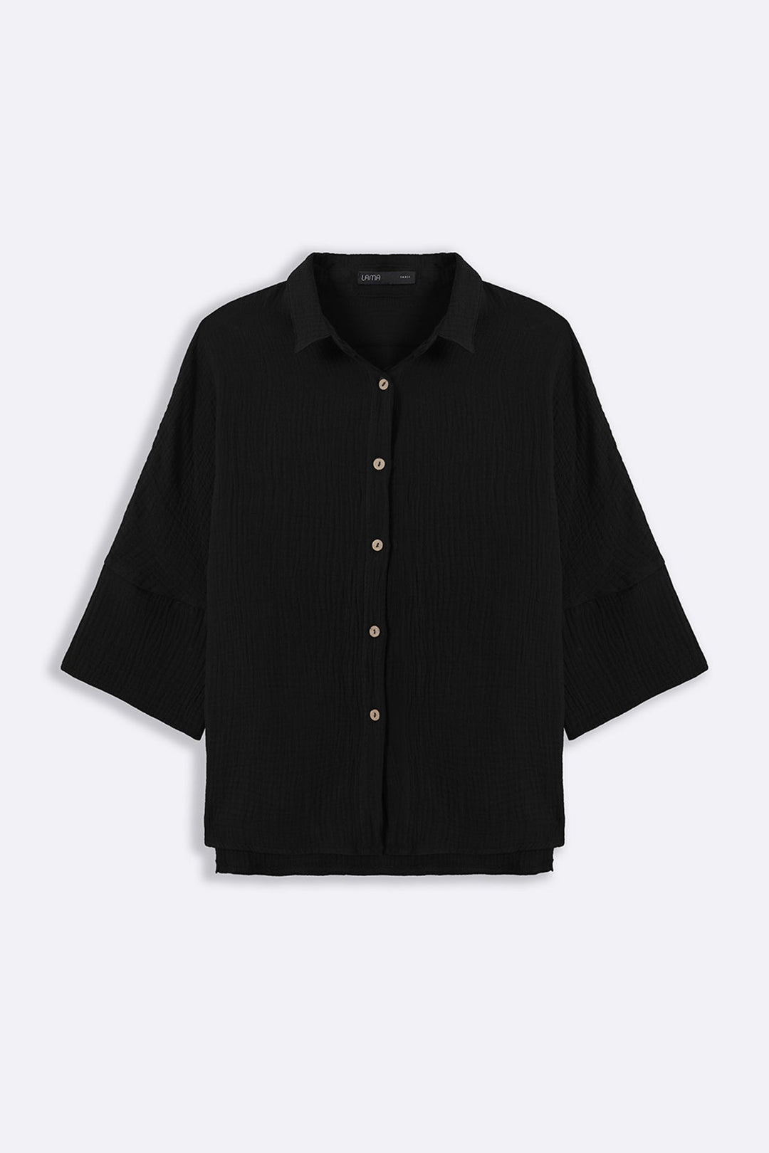 BLACK EVERYDAY MUSLIN SHIRT