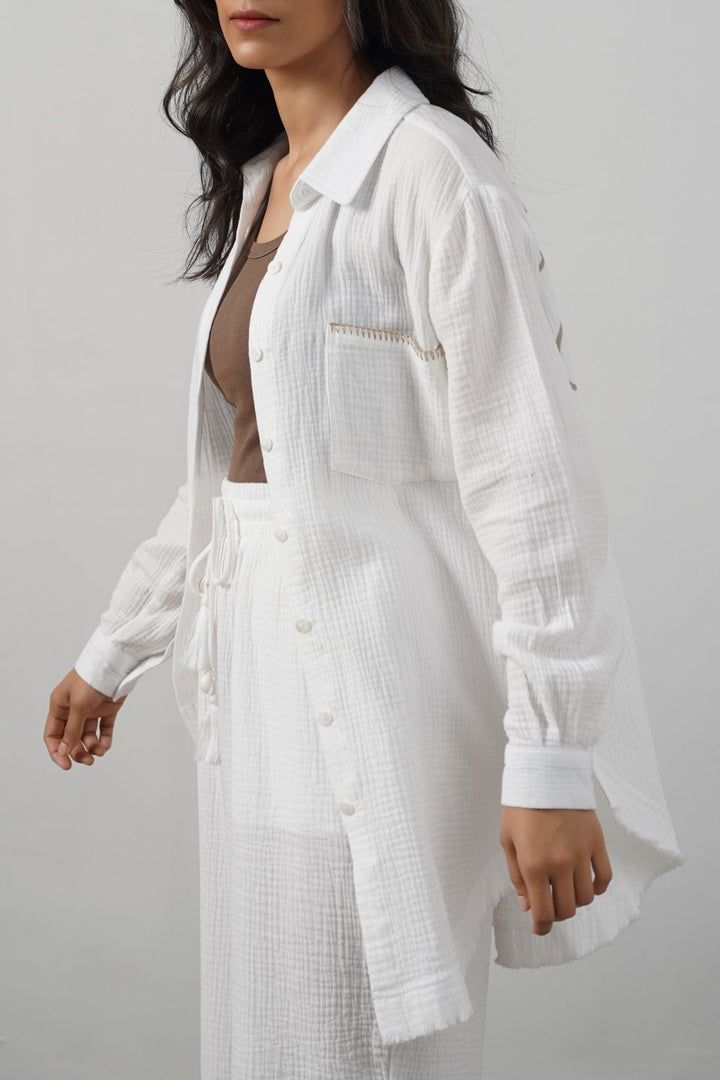 BEIGE RESORT CHAI CLUB SHIRT