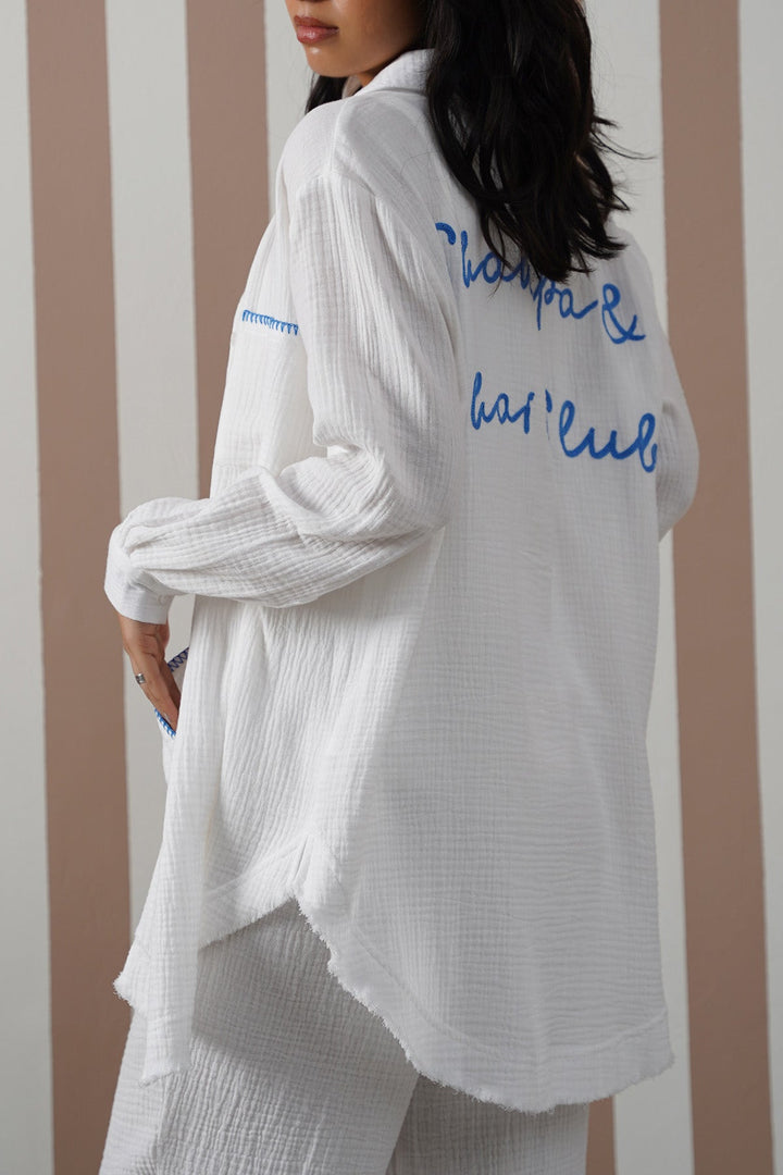 BLUE RESORT CHAI CLUB SHIRT