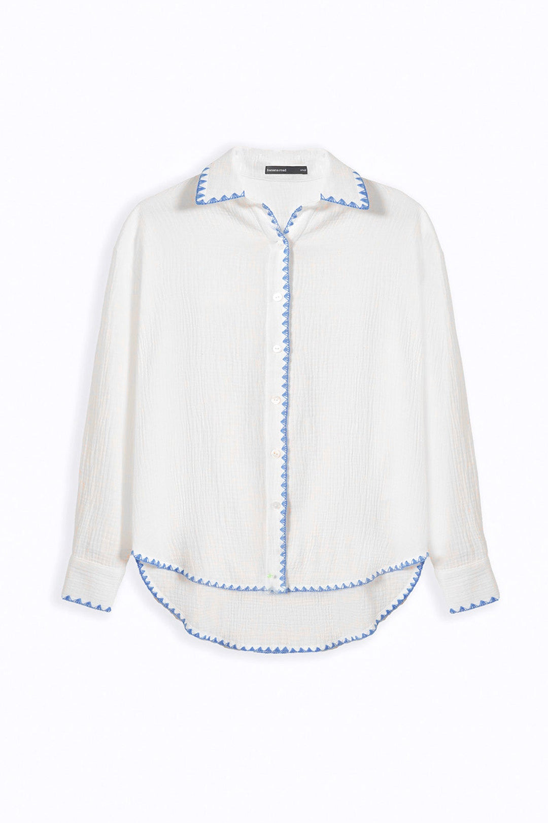 BLUE MUSLIN RESORT SHIRT
