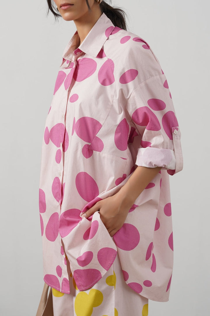 PINK PINK POPLIN SHIRT