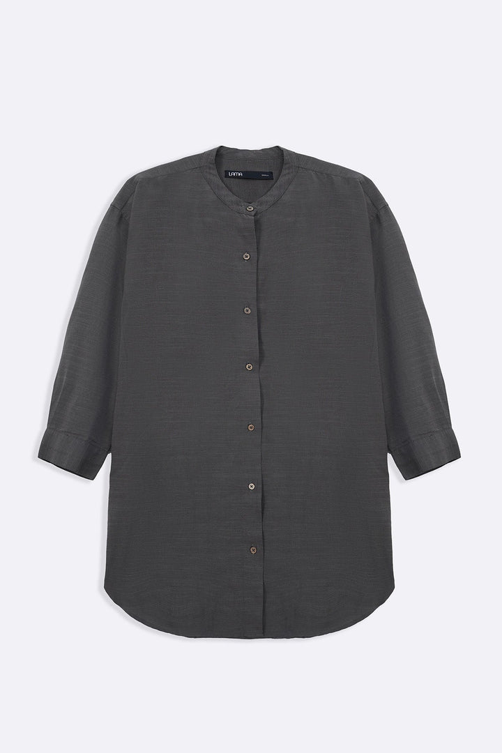 MOUSE GREY ESSENTIAL COTTON SHIRT
